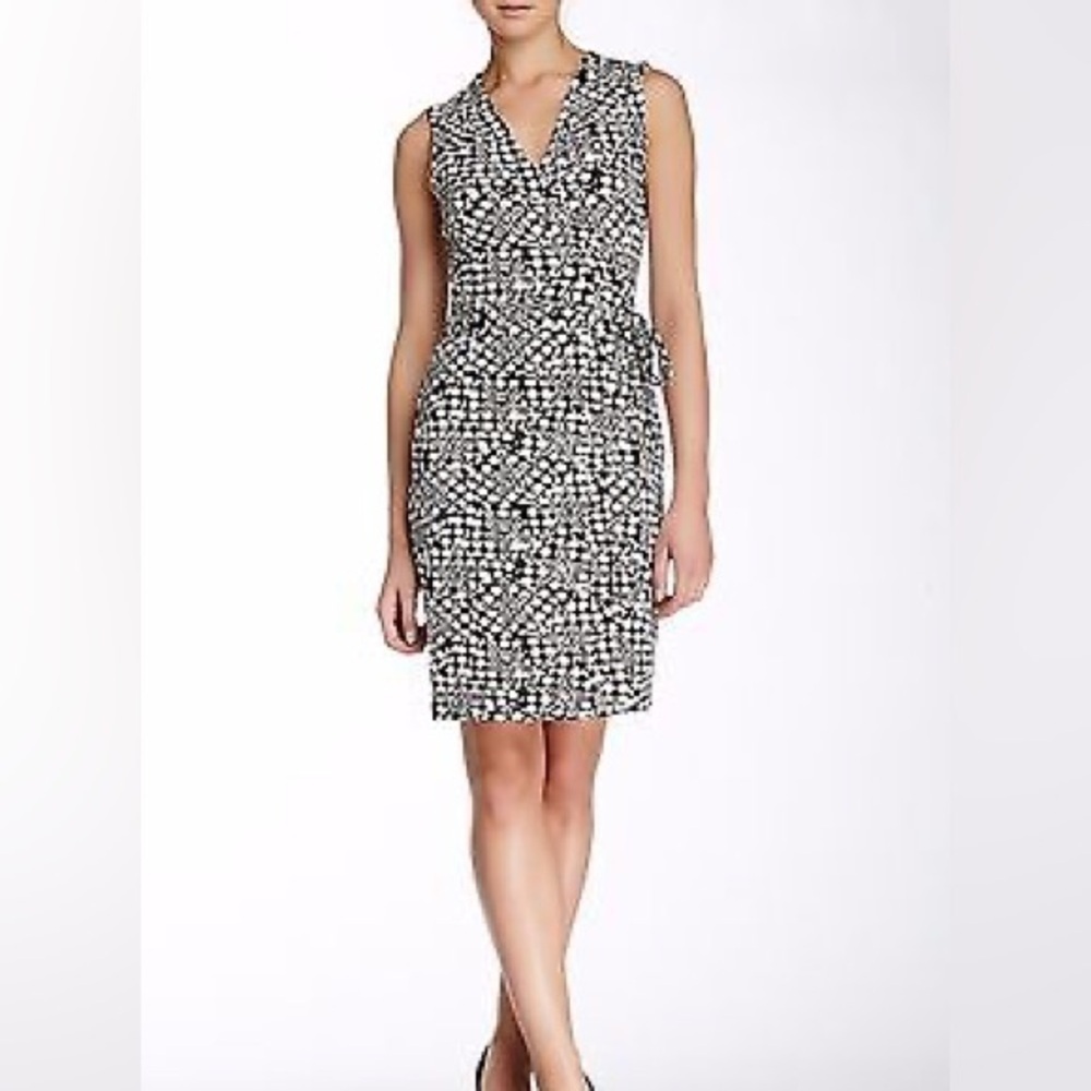 Ann Taylor Faux Wrap Dress M